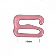 Крючок для бюстгальтера металл TBY-57736 d10мм, цв.S256 розовый рубин, уп.100шт