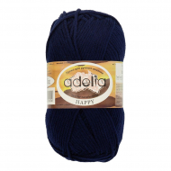 Пряжа ADELIA HAPPY (100% акрил) 10х50г/128м цв.12 т.т.синий