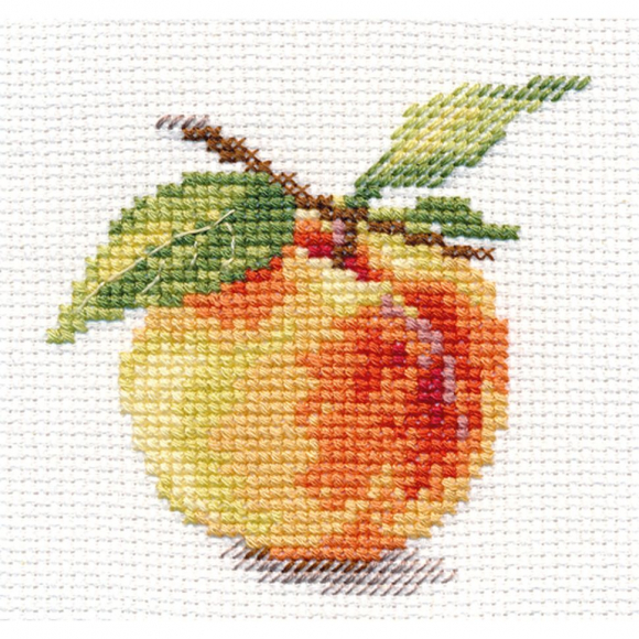 Набор для вышивания АЛИСА арт.0-175 Персик 8х8 см