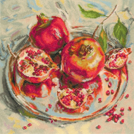 Набор для вышивания РТО арт.M598 Коронованные плоды 35х35 см