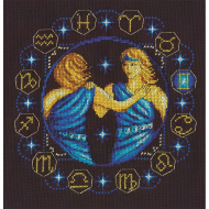 Набор для вышивания PANNA арт. ZN-0924 Знаки Зодиака. Близнецы 21х20,5 см