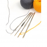 Набор крючков для вязания Maxwell Gold односторонние с золотой головкой арт.MAXW.38672 (0.8 мм/ 1.2 мм/ 1.8 мм/ 2.75 мм)