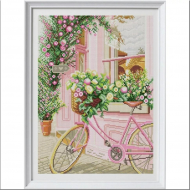 Рисунок на ткани (Бисер) КОНЁК арт. 1425 Среди цветов 29х39 см