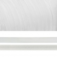 Лента бархатная арт.TBY.LB0602 нейлон шир.06мм цв.белый уп.30м