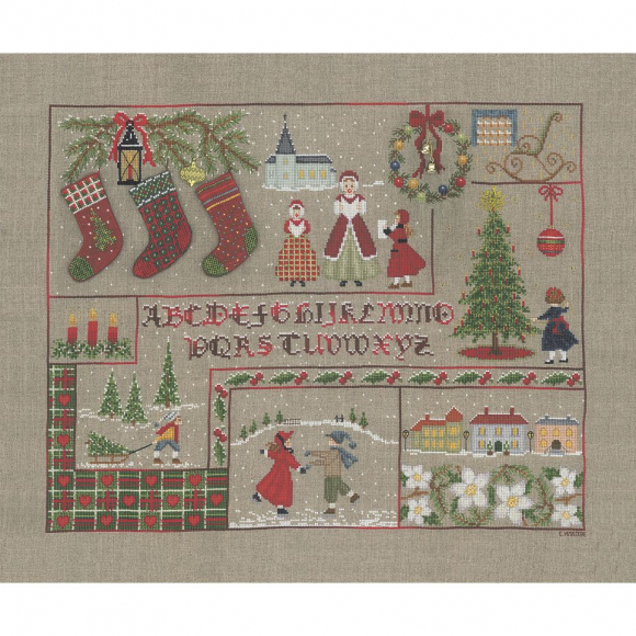 Набор для вышивания Le Bonheur des Dames арт.2683 Abecedaire NoeL (Рождественская азбука) 42,5х33,5 см Набор для вышивания Le Bonheur des Dames арт.2683 Abecedaire NoeL (Рождественская азбука) 42,5х33,5 см