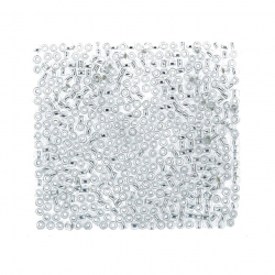 Бисер Япония "TOHO" 11/0  круглый 2  2.2 мм 5 х 5 г №0021 серебристый