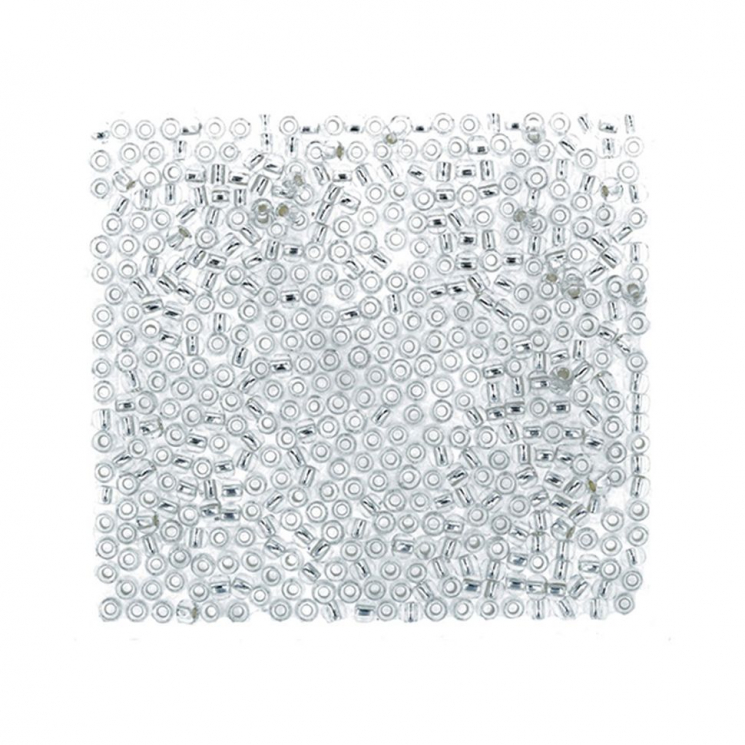 Бисер Япония "TOHO" 11/0  круглый 2  2.2 мм 5 х 5 г №0021 серебристый