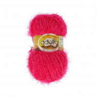 Пряжа ADELIA BRILLIANT (100% полиэстер) 10х50г/90 м цв.23 яр.розовый