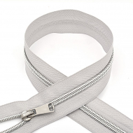 Молния MaxZipper спираль №5 декор. 55см цв.S336 серый уп.50шт