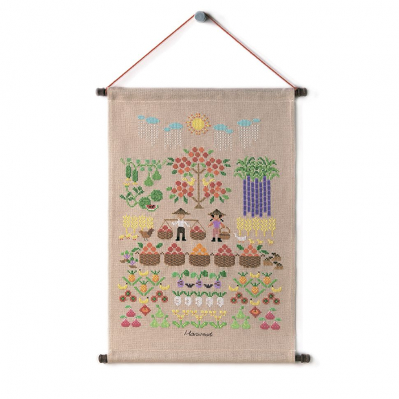 Набор для вышивания крестом XIU CRAFTS арт.2870902 Урожай 39х26,3 см