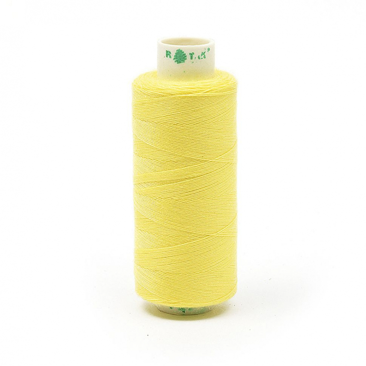 Нитки Dor Tak бытовые 40/2 полиэстер 366м цв.107 св.желтый