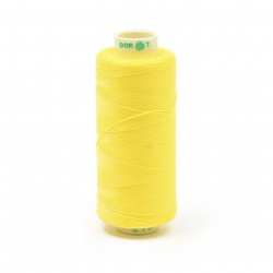 Нитки Dor Tak бытовые 40/2 полиэстер 366м цв.210 желтый