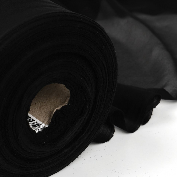 Дублерин IdealTex эластичный 18г/м? 218W черный 150см рул.100м