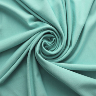 Ткань Трикотаж вискозный 270 г/м? 95% вискоза, 5% спандекс шир.150 см арт.Р.15177.14 цв.14 ментоловый рул.25м