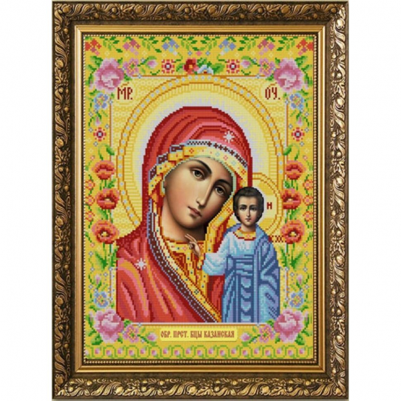 Рисунок на ткани (Бисер) КОНЁК арт. 9261 Богородица Казанская 29х39 см Рисунок на ткани (Бисер) КОНЁК арт. 9261 Богородица Казанская 29х39 см
