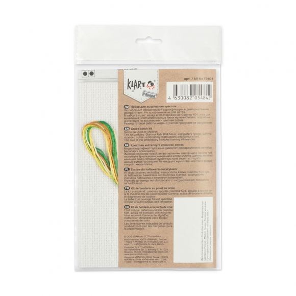 Набор для вышивания KLART арт. 12-039 Ананас 6,5х10 см