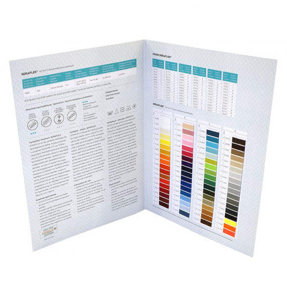173466_Цветовая карта, AMANN GROUP METTLER, SERAFLEX