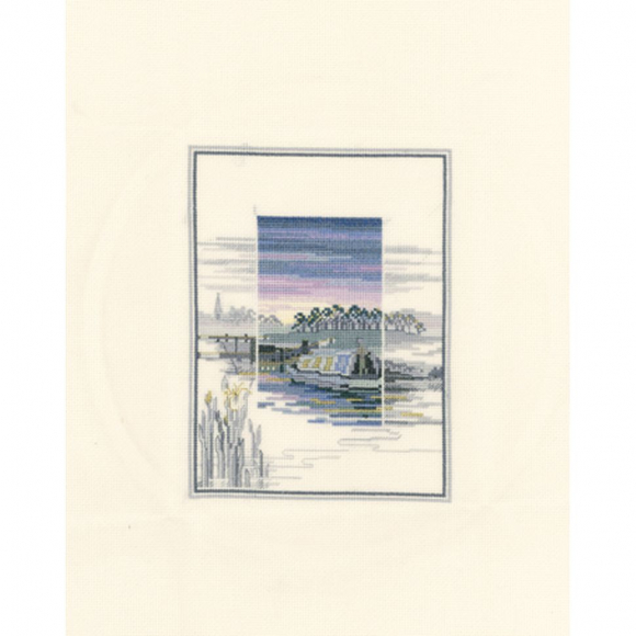 Набор для вышивания DERWENTWATER DESIGNS арт.TWL09 Village Locks 20х14 см