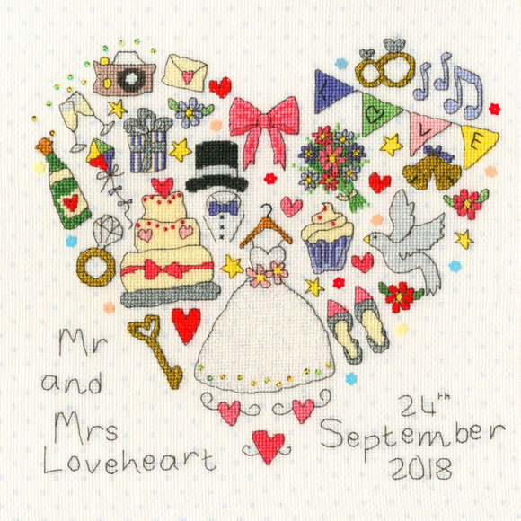 Набор для вышивания Bothy Threads арт.XWS11 The Big Day! (Великий день!) 28х28 см