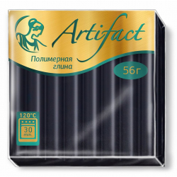 Полимерная глина Артефакт арт.АФ.821226/0009 классический цв.Черный 56 г