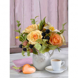 Алмазная мозаика Ah5447 Признание в любви 30х40