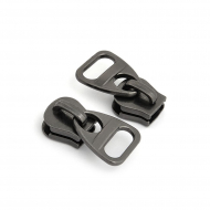 Замок MaxZipper галант. ТР#5 D4 цв.черн.никель уп.10шт