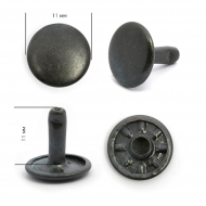 Хольнитены двухсторонние сталь New Star №123 11х11 (11мм) цв. оксид уп. 500шт