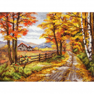 Набор для вышивания "Дорога в осень"