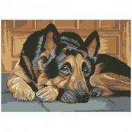 Набор для вышивания мулине НИТЕКС арт.0259 Верный друг 28х40 см