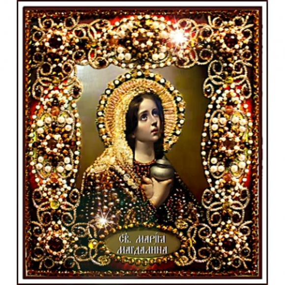 96393_Набор для вышивания хрустальными бусинами "Святая Мария Магдалина"