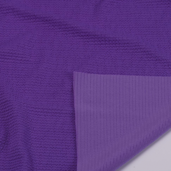 Ткань трикот. Бифлекс жатка арт.ODJ-240-4 240г/м? 86% нейлон 14% спандекс шир.150см цв.фиолетовый уп.6м