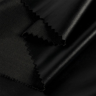 Кожа на трикотаже PU 220 г/м? шир.137 см арт.TBY.Lth.3129.1 цв.01 черный уп.1м