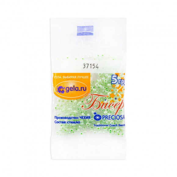 Бисер №10, 5 г., цвет 37154