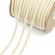 Шнур круглый х/б 05мм 2С223 рис.1183 цв.003 белый уп.50м