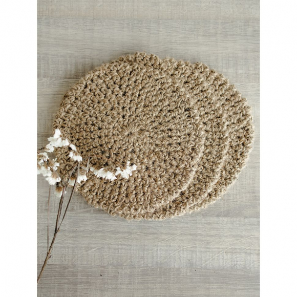 Канат джутовый 12мм качество CB уп.15м