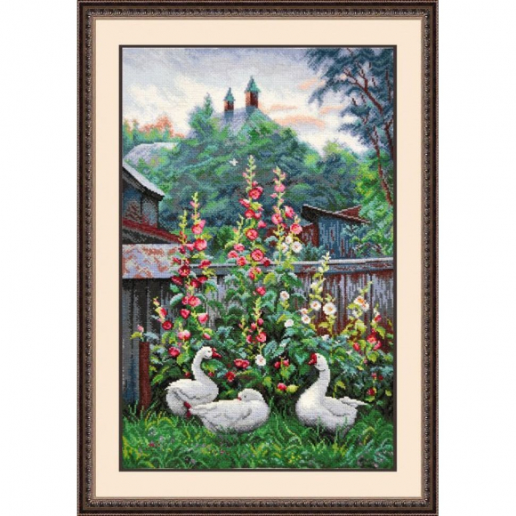 Набор для вышивания ОВЕН арт. 800 Вечер в русской провинции 26х42 см