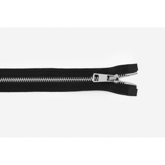 Молния MaxZipper мет. Титан №5 2 замка никель 80см цв.F322 черный уп.1 шт