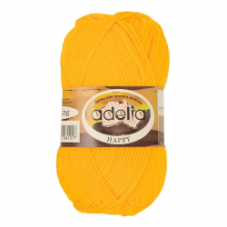 Пряжа ADELIA HAPPY (100% акрил) 10х50г/128м цв.06 яр. желтый