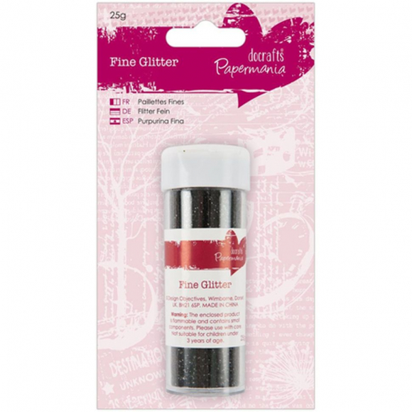 82718_Блестки мелкие, 25 г, чёрный