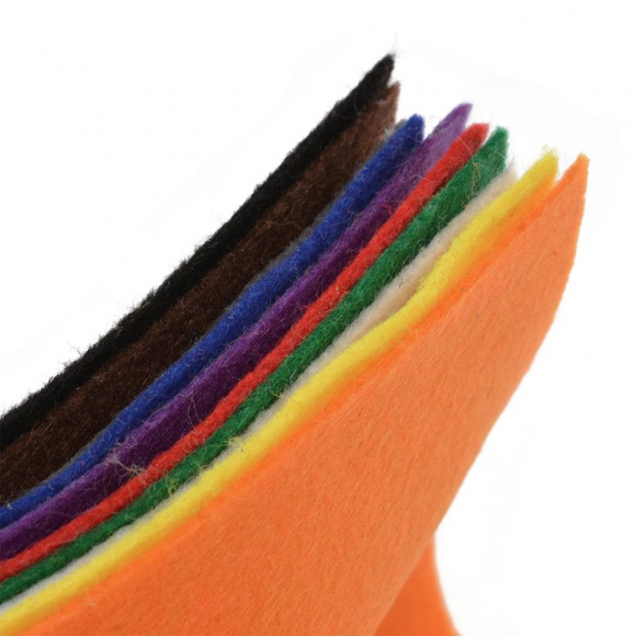 Набор листового фетра (мягкий) Magic 4 Hobby 1мм 20х30см арт.FLT-SA1 уп.10 листов цв.ассорти