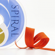 19581_Косая бейка хлопок/полиэстер 20 мм, 25 м, цвет 46, алый яркий