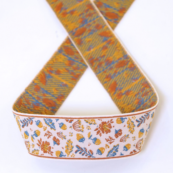 Лента из тканого жаккарда SAFISA, 25 мм, 15 м, цвет 02