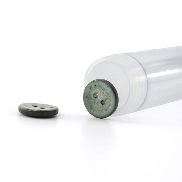 Пуговицы CONCEPT, размер 24, кокос, цвет COL.5 серо-голубой