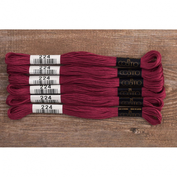 Мулине COSMO однотонный цвет 224