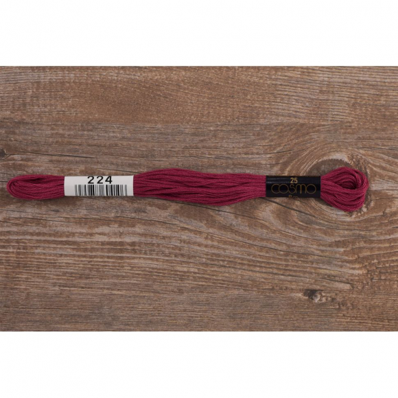 Мулине COSMO однотонный цвет 224