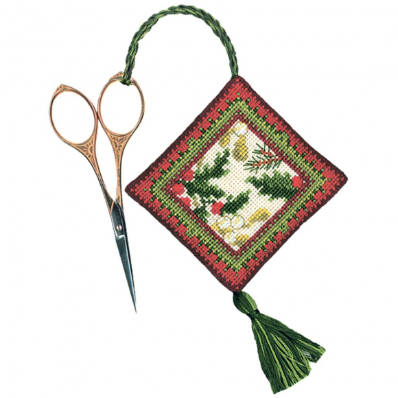 Набор для вышивания Le Bonheur des Dames арт.3351 Аксессуар для ножниц Porte Ciseaux Hiver (Зима) 7х8 см