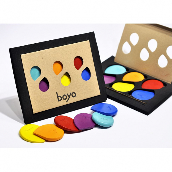 180550_Пастель восковая для рисования Boya, набор мелков