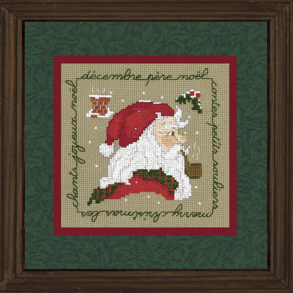 Набор для вышивания Le Bonheur des Dames арт.2226 Decembre (Декабрь) 10,5х10,5 см