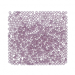 Бисер Япония "TOHO" 11/0  круглый 2  2.2 мм 5 х 5 г №0127 т.розовый/перл