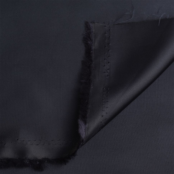 Ткань подкладочная Поливискоза НАРЕЗКА 145см IdealTex PL08.02 т.синий 86г/м? уп.10м